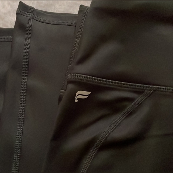FABLETICS High-Waisted Ultracool Black Shine Legging 7/8 #NEW - Picture 8 of 14